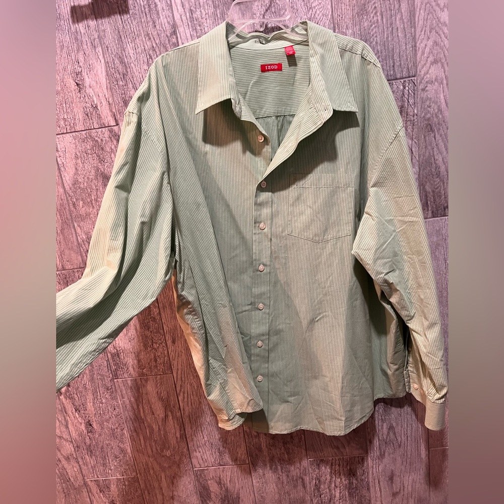 IZOD long sleeved button up shirt